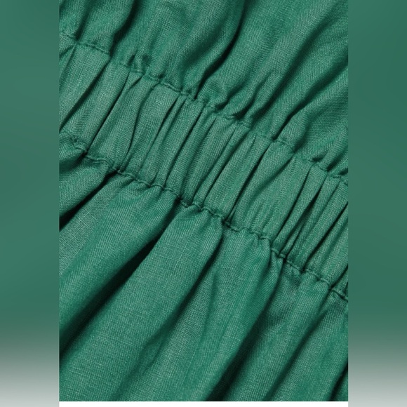 SWF Linen Puff-Sleeve Romper 
Size L - Picture 5 of 9